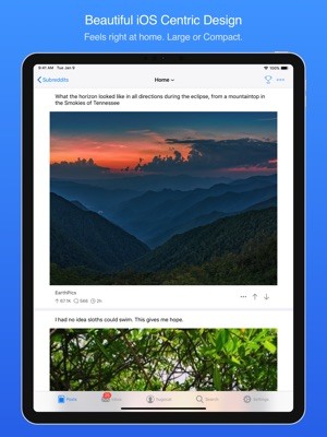 Apollo for Reddit được thiết kế tuyệt đẹp