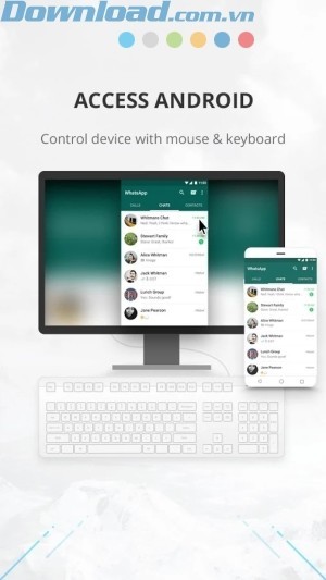Truy cập Android bằng máy tính