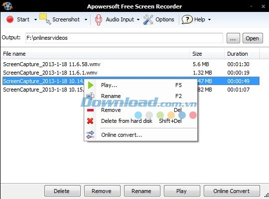 Apowersoft Free Screen Recorder