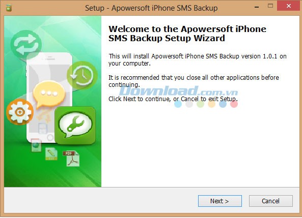 Apowersoft iPhone SMS Backup