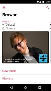 Giao diện thoáng mắt của Apple Music cho Android