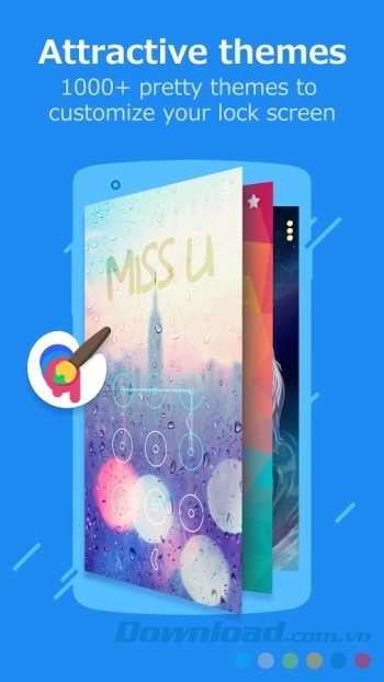 Tùy biến giao diện AppLock Pro bằng theme đẹp mắt