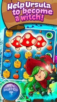 Giúp Ursula trở thành phù thủy