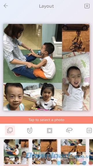 Bố cục ảnh đa dạng