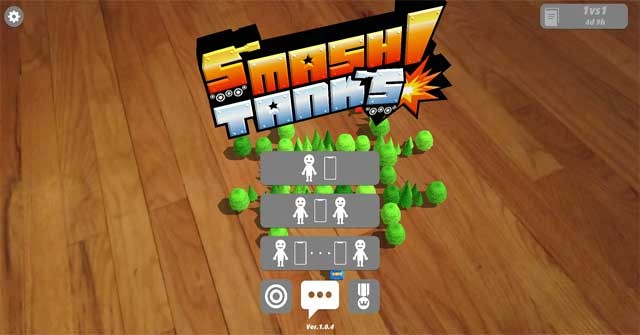 Trải nghiệm những trận bắn tăng kịch tính và vui nhộn trong AR Smash Tanks! cho Android