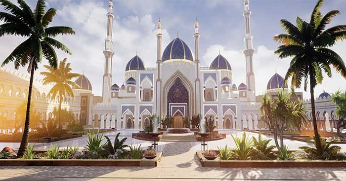 Xây dựng một cung điện hoàng gia lộng lẫy ở Trung Đông trong Arabia Palace Builder