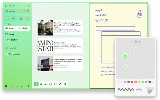 Dễ dàng tùy chỉnh giao diện, sắp xếp các tab theo dự án và ngữ cảnh