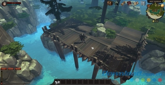 Giao diện chính của game nhập vai mới Arcfall cho máy tính