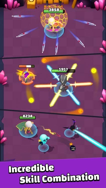 Kết hợp các kỹ năng đáng kinh ngạc để tạo combo tấn công uy lực