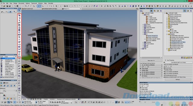 Phần mềm thiết kế kiến trúc ArchiCAD