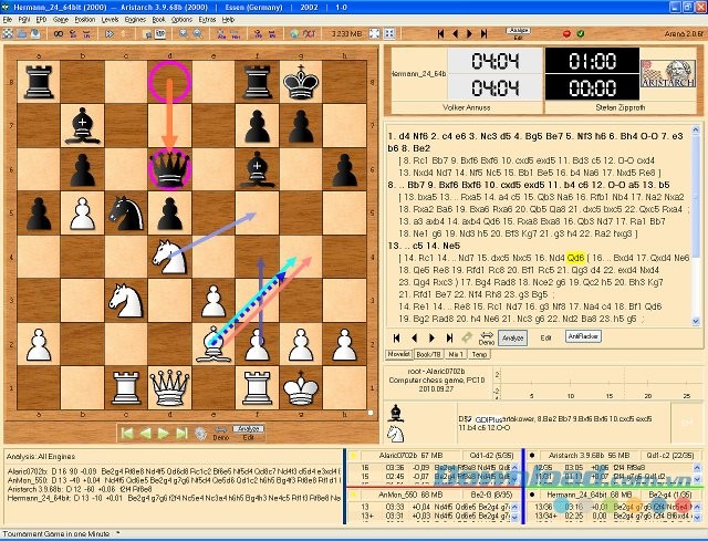 Arena 3.5 phần mềm phân tích cờ vua chuyên nghiệp.