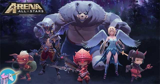 Cạnh tranh với tối đa 7 đối thủ trong một trận chiến hoành tráng của Arena Allstars