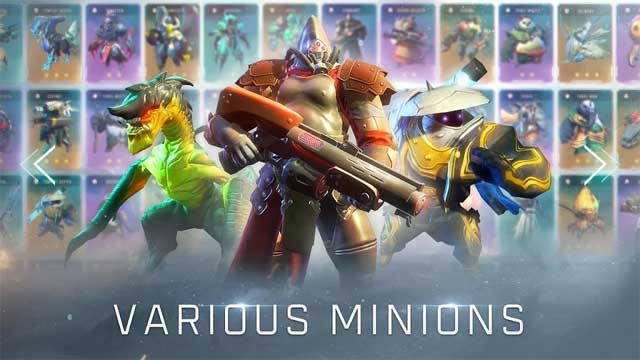 Arena of Evolution: Red Tides cung cấp hơn 60 vị tướng đa dạng