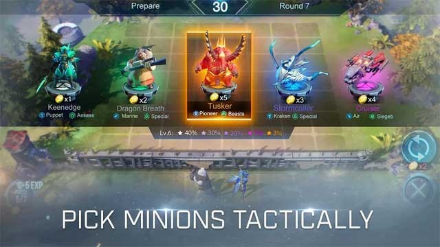 Lựa chọn anh hùng dựa trên chiến thuật của bạn