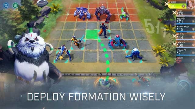 Sắp xếp đội hình chiến đấu một cách khôn ngoan