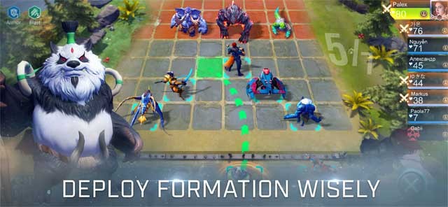 Triển khai đội hình một cách thông minh trên chiến trường bàn cờ của Arena of Evolution