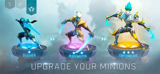 Nâng cấp anh hùng để tăng cường sức mạnh chiến đấu