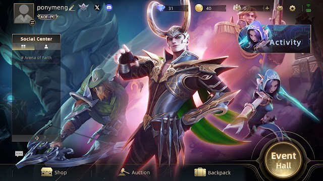 Arena Of Faith cho bạn tham gia cuộc chiến giữa thần linh và con người