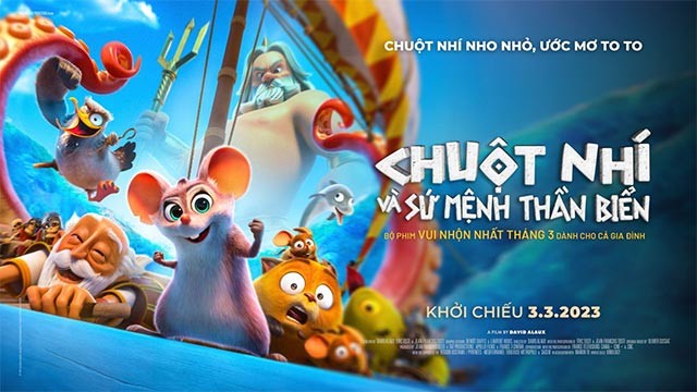 Poster phim hoạt hình Chuột Nhí và Sứ Mệnh Thần Biển khởi chiếu 3/3