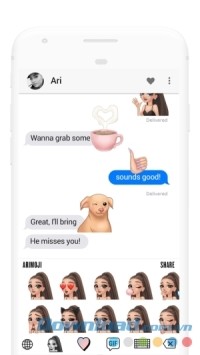 ARIMOJI by Ariana Grande cho Android sticker đẹp