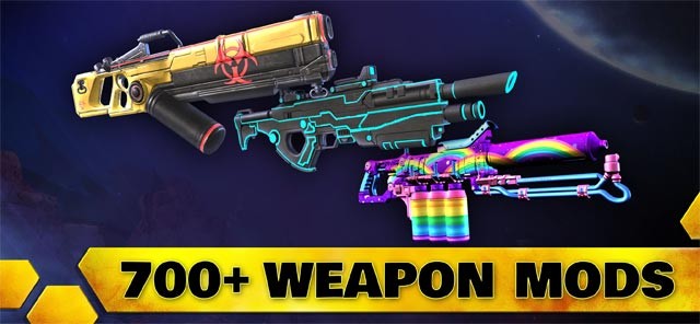 Lựa chọn và trang bị cho nhân vật với hơn 700 loại vũ khí khác nhau