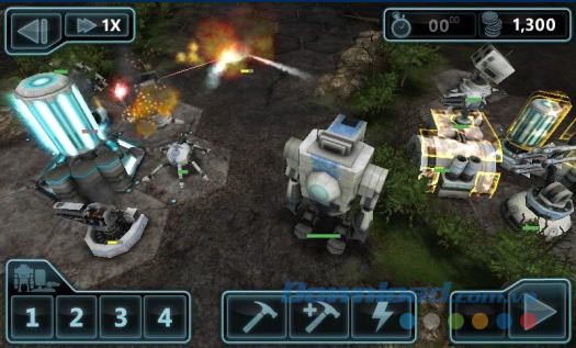 Tháp pháo laser trong game