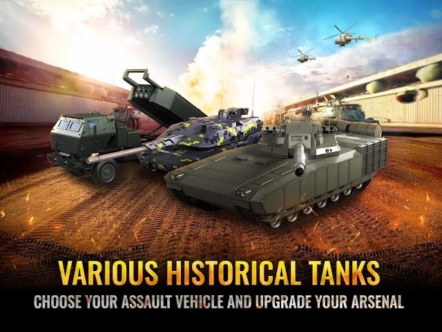 Chơi cùng những chiếc xe tăng lịch sử trong game Armored Frontline: Warzone