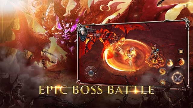 Lập team cùng bạn bè và kề vai sát cánh tiêu diệt boss sử thi