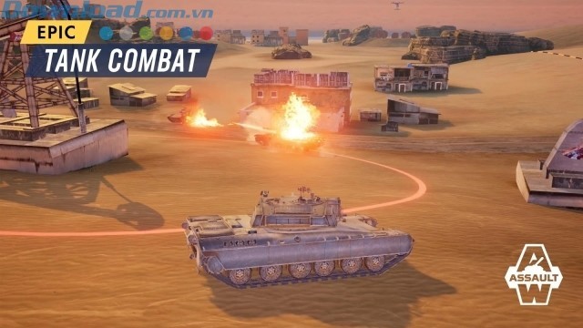 Môi trường chiến đấu rộng lớn, chân thực