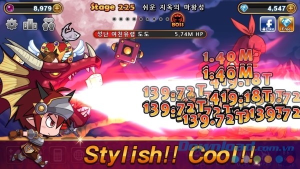 Thiết kế đồ họa Armpit Hero: VIP cho Android theo phong cách chibi ngộ nghĩnh