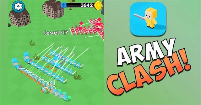 Bước vào những trận đấu chiến thuật vui nhộn và hạ gục mọi đối thủ trong game Army Clash