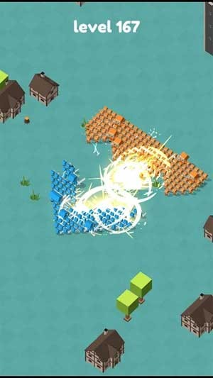 Các trận chiến trong Army Clash sẽ diễn ra tự động.