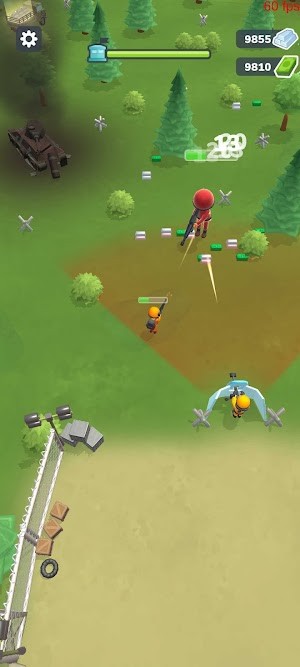 Chiến đấu ở nhiều khu vực khác nhau