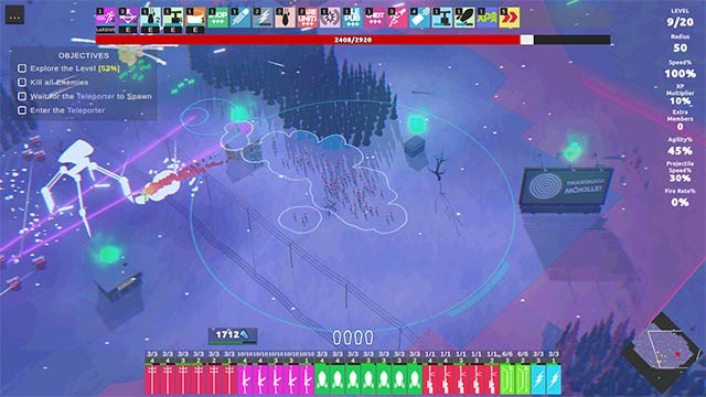 Người chơi thoải mái điều hướng quân đội nhưng lối đánh theo kiểu bán tự động