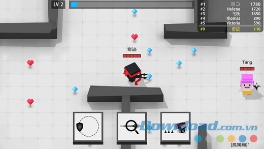 Arrow.io cho iOS thuộc dòng game bắn cung đơn giản nhưng cực cuốn hút