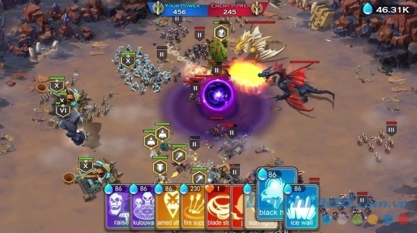 Đồ họa chất lượng cao của Art of Conquest cho Android