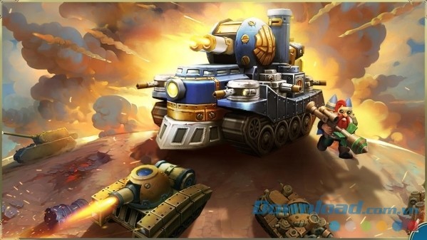 Art of Conquest cho Android có hệ thống nâng cấp vũ khí hạng nặng cực kỳ ấn tượng