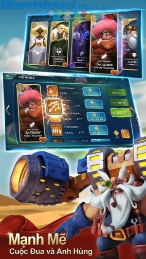 Cuộc đua tranh của các anh hùng mạnh mẽ