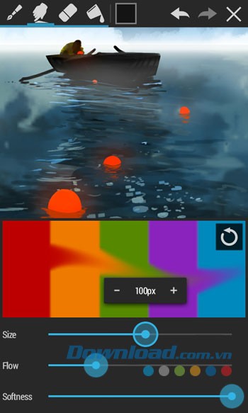 Giao diện sử dụng ứng dụng