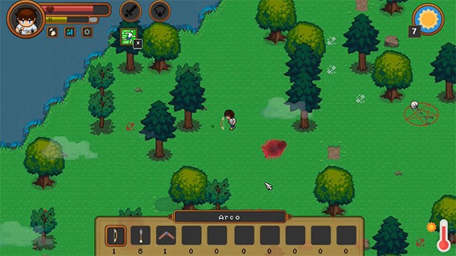 Dành phần lớn thời gian trong ngày để thu thập tài nguyên phục vụ cho chế tạo và sinh tồn