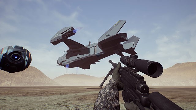 Chiến đấu với AI, vũ khí đặc biệt, robot và drone mạnh mẽ