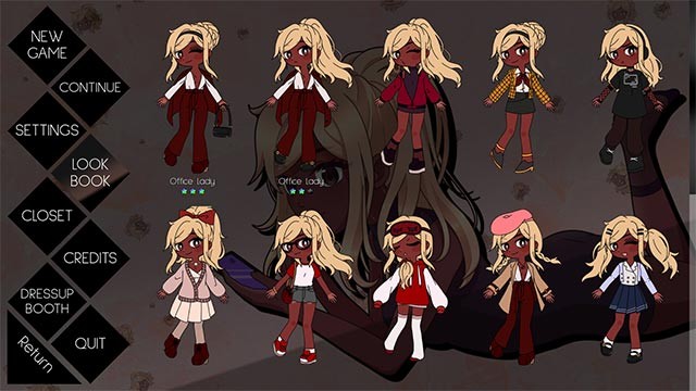 Xây dựng các phong cách khác nhau từ nhiều bộ trang phục và phụ kiện mà Artificial Fashionista game cung cấp