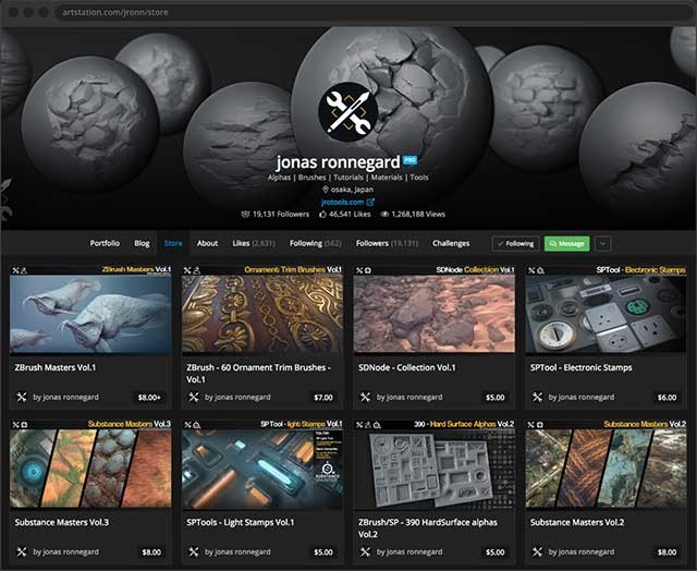 Bán các sản phẩm của bạn trên ArtStation