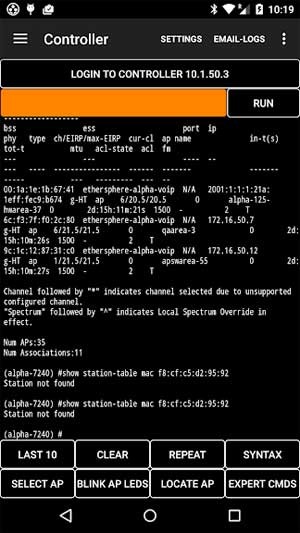 Aruba Utilities cung cấp các công cụ khắc phục sự cố mạng hiệu quả