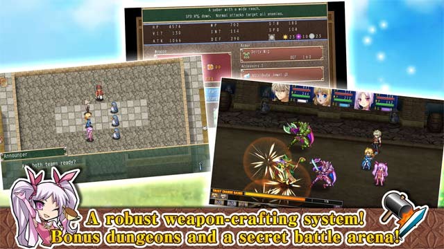 Asdivine Cross có hệ thống chế tạo vũ khí độc đáo