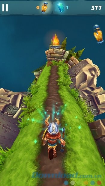 Đường chạy tròn độc đáo