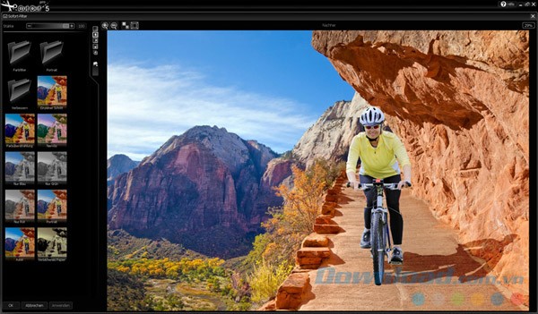 Giao diện phần mềm chỉnh sửa ảnh Ashampoo CutOut