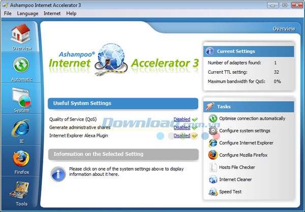 Ashampoo Internet Accelerator