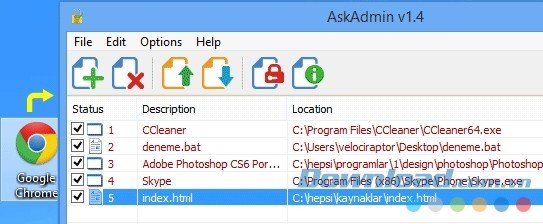 Tạo danh sách chặn ứng dụng đơn giản
