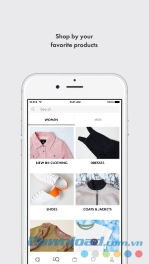 ASOS cho iOS mua sắm sản phẩm